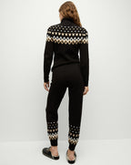 Veronica Beard Fairbanks JoJo Knit Jogger - Black