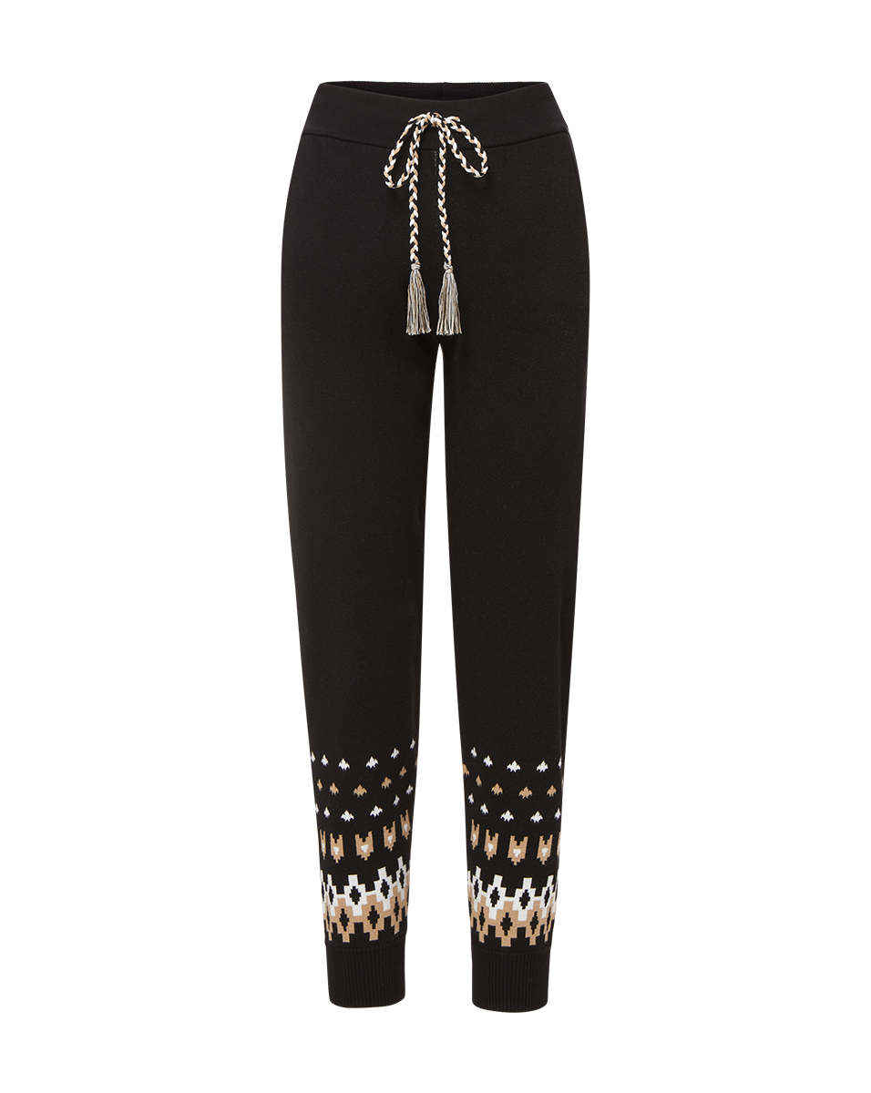 Veronica Beard Fairbanks JoJo Knit Jogger - Black