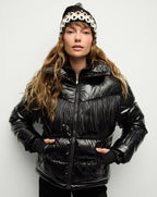 Veronica Beard Fairbanks Fox Puffer Jacket - Black