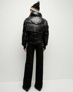 Veronica Beard Fairbanks Fox Puffer Jacket - Black