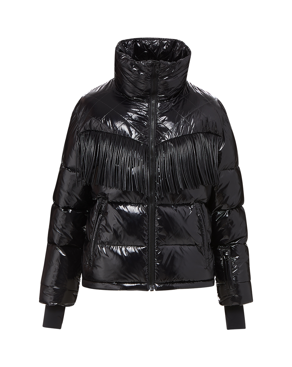 Veronica Beard Fairbanks Fox Puffer Jacket - Black