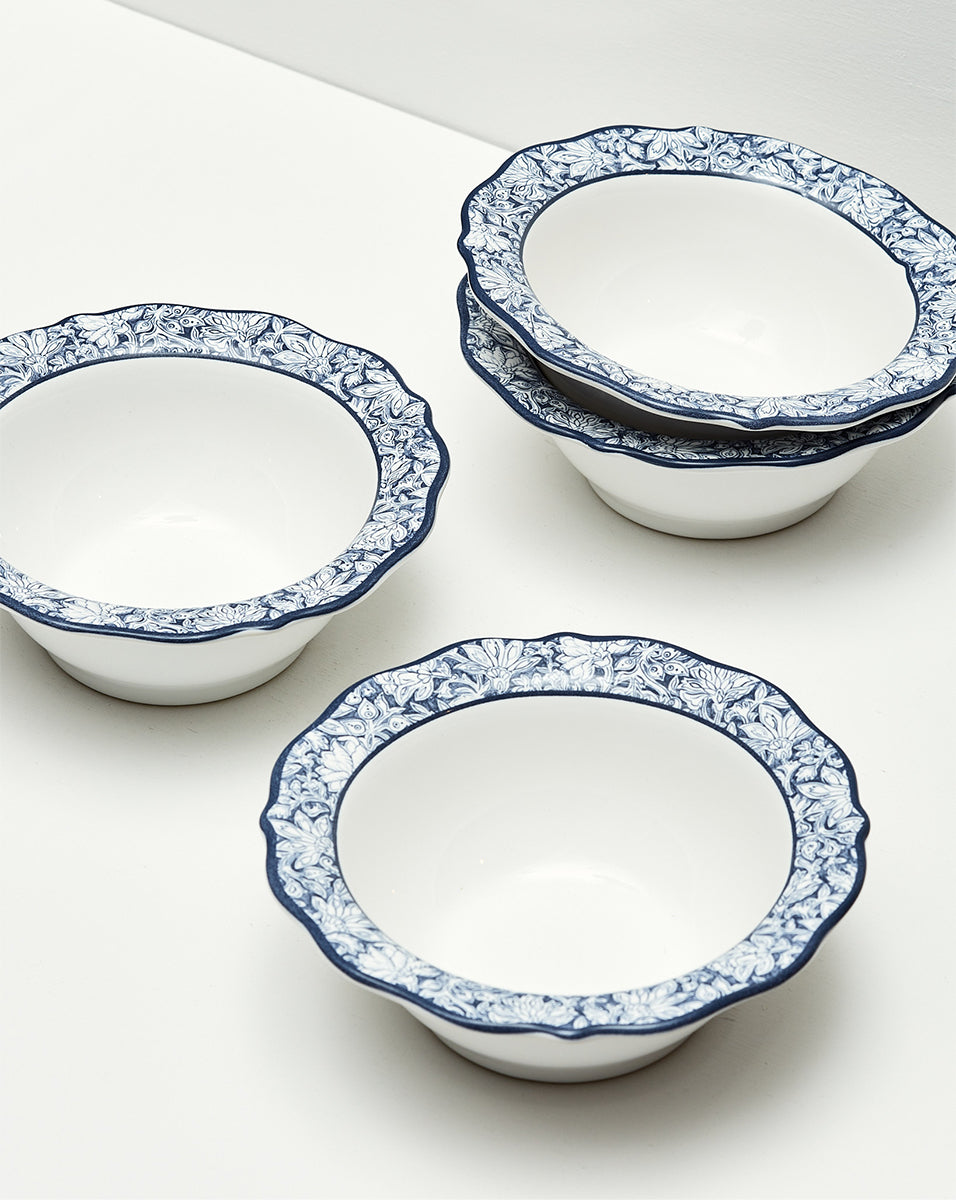 Veronica Beard Floral Cereal/Ice Cream Bowl - Multi