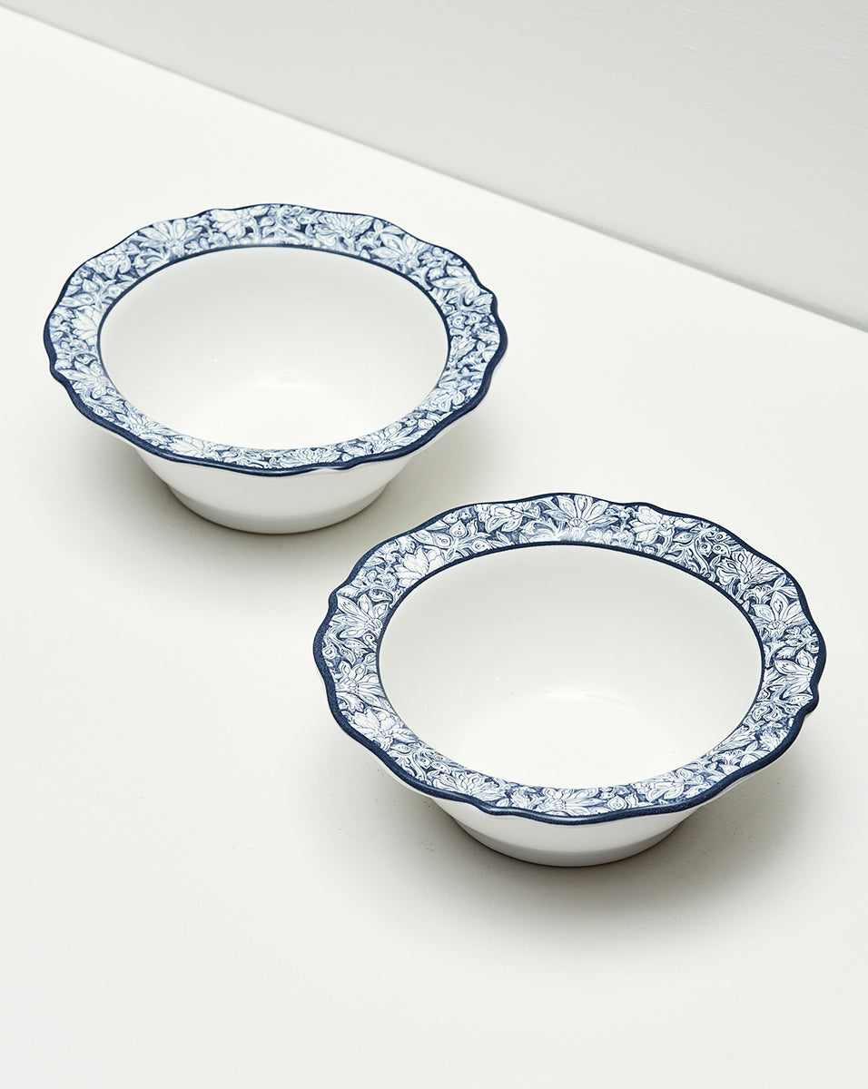 Veronica Beard Floral Cereal/Ice Cream Bowl