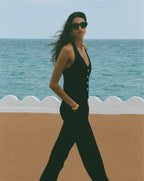 Veronica Beard Arabella Stretch-Linen Vest - Black