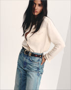Veronica Beard Pepper Button-Down Blouse - Ecru