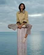 Veronica Beard Riviera Suede Sneaker - Sand/Lily