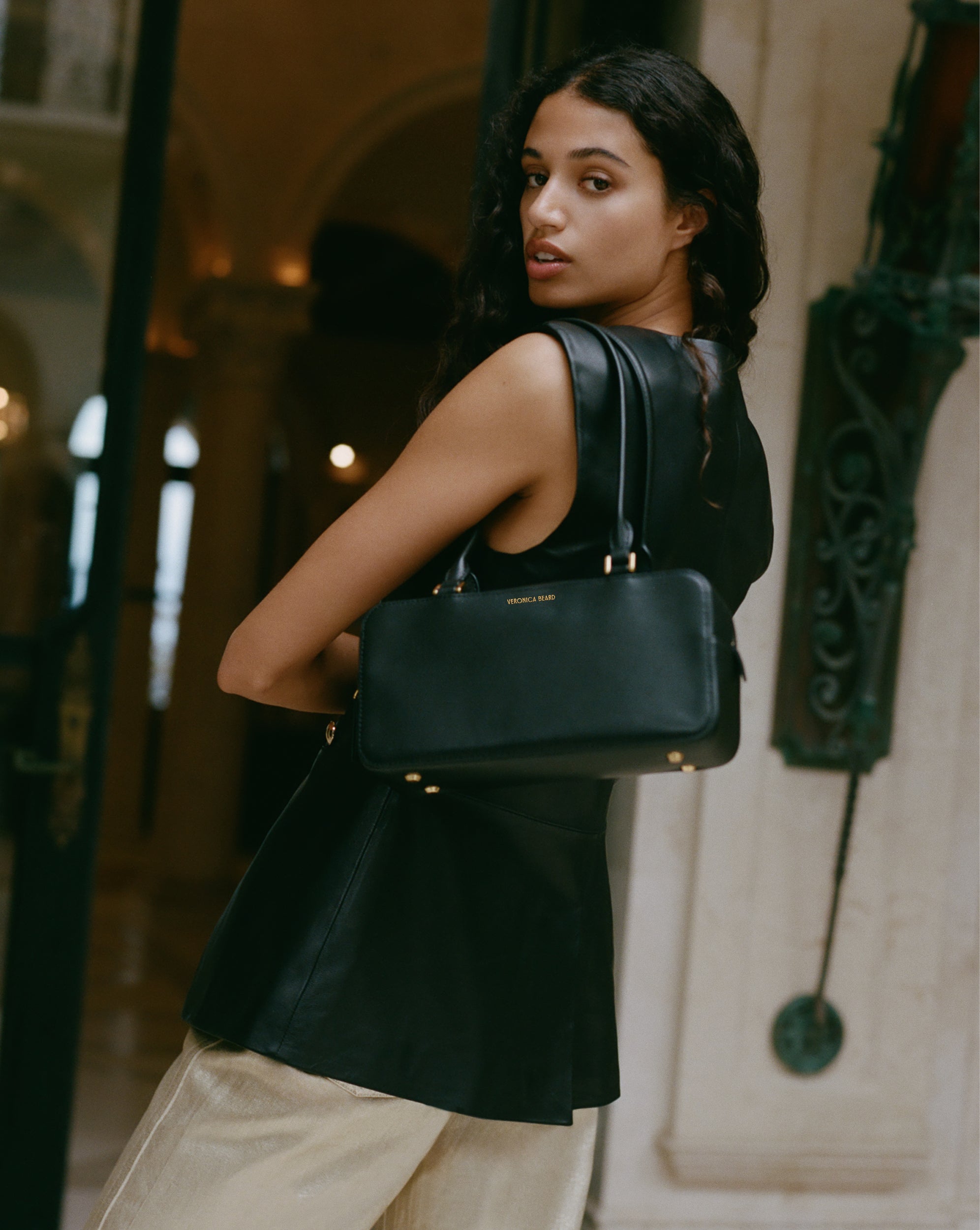 Veronica Beard Boxy Shoulder Bag