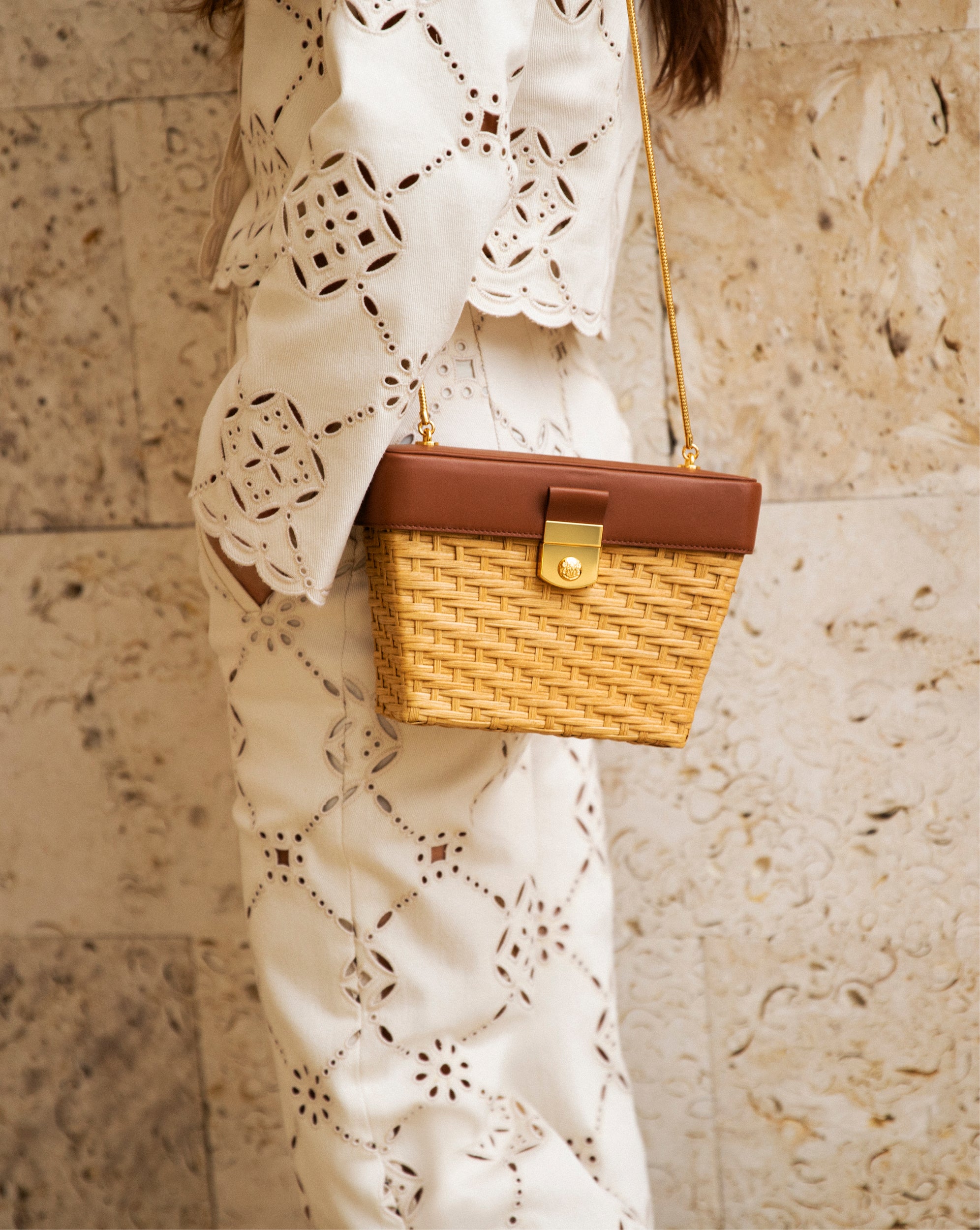 Veronica Beard Veronica Beard Lock Box Trap Bag