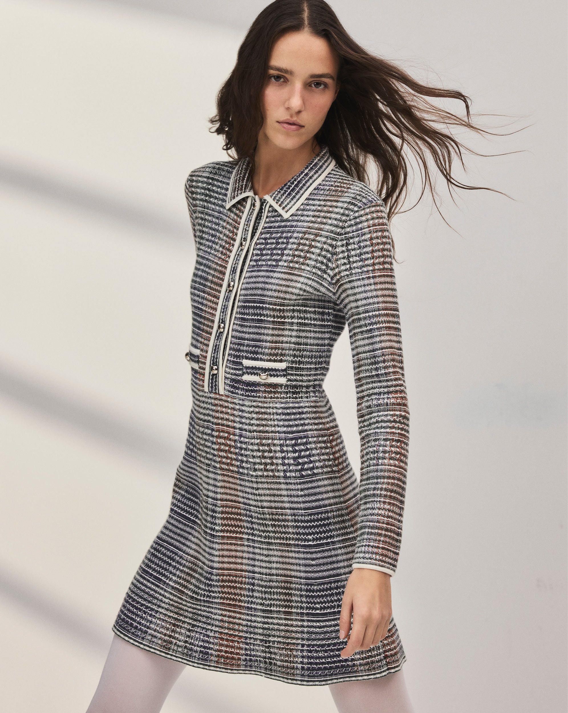 Veronica Beard Lauper Knit Mini Dress