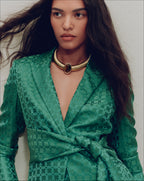 Veronica Beard Issel Wrap Jacket - Clover