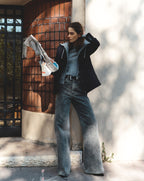 Veronica Beard Bankes Oversized Dickey Jacket - Navy