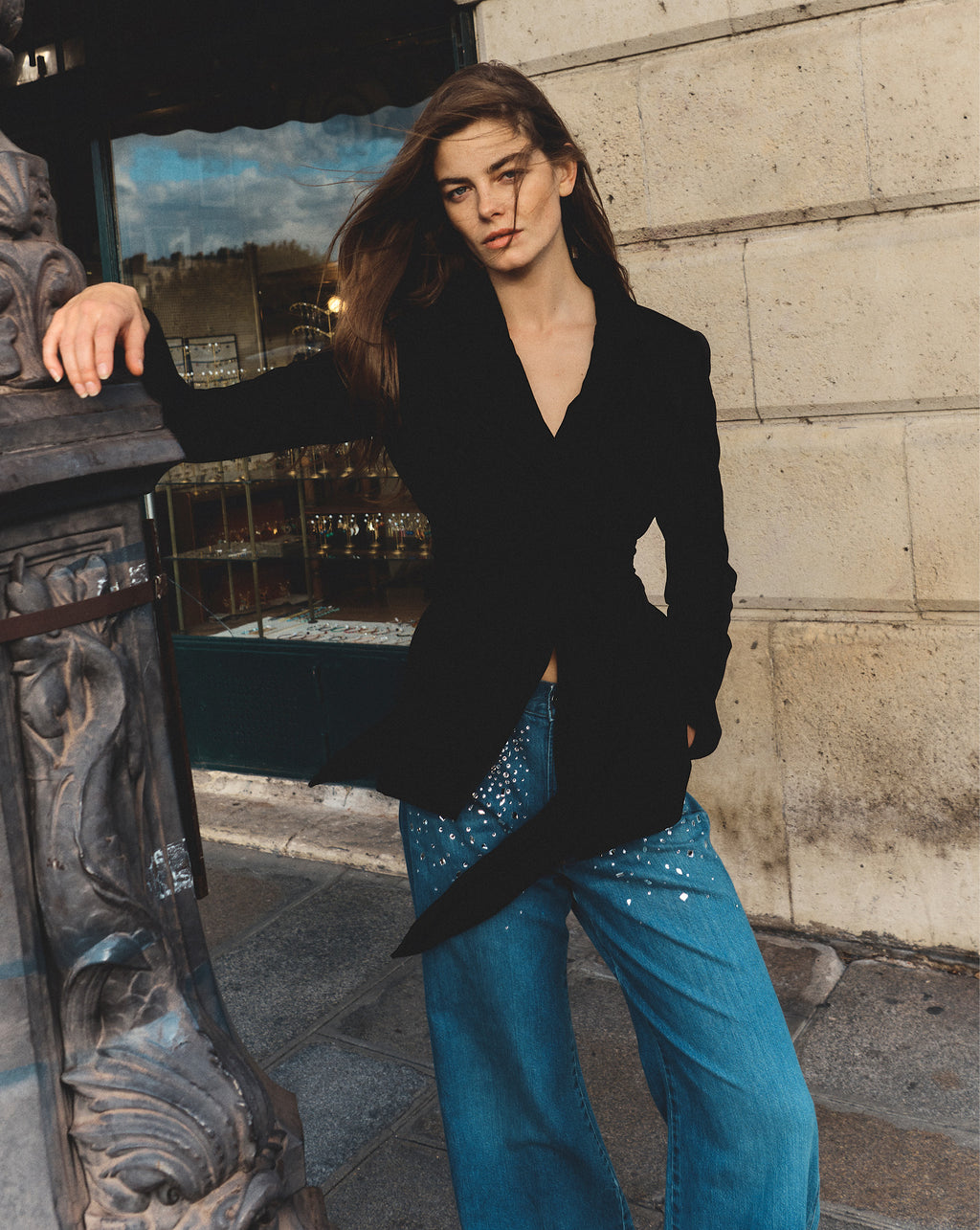 Veronica Beard Issel Velvet Jacket - Black