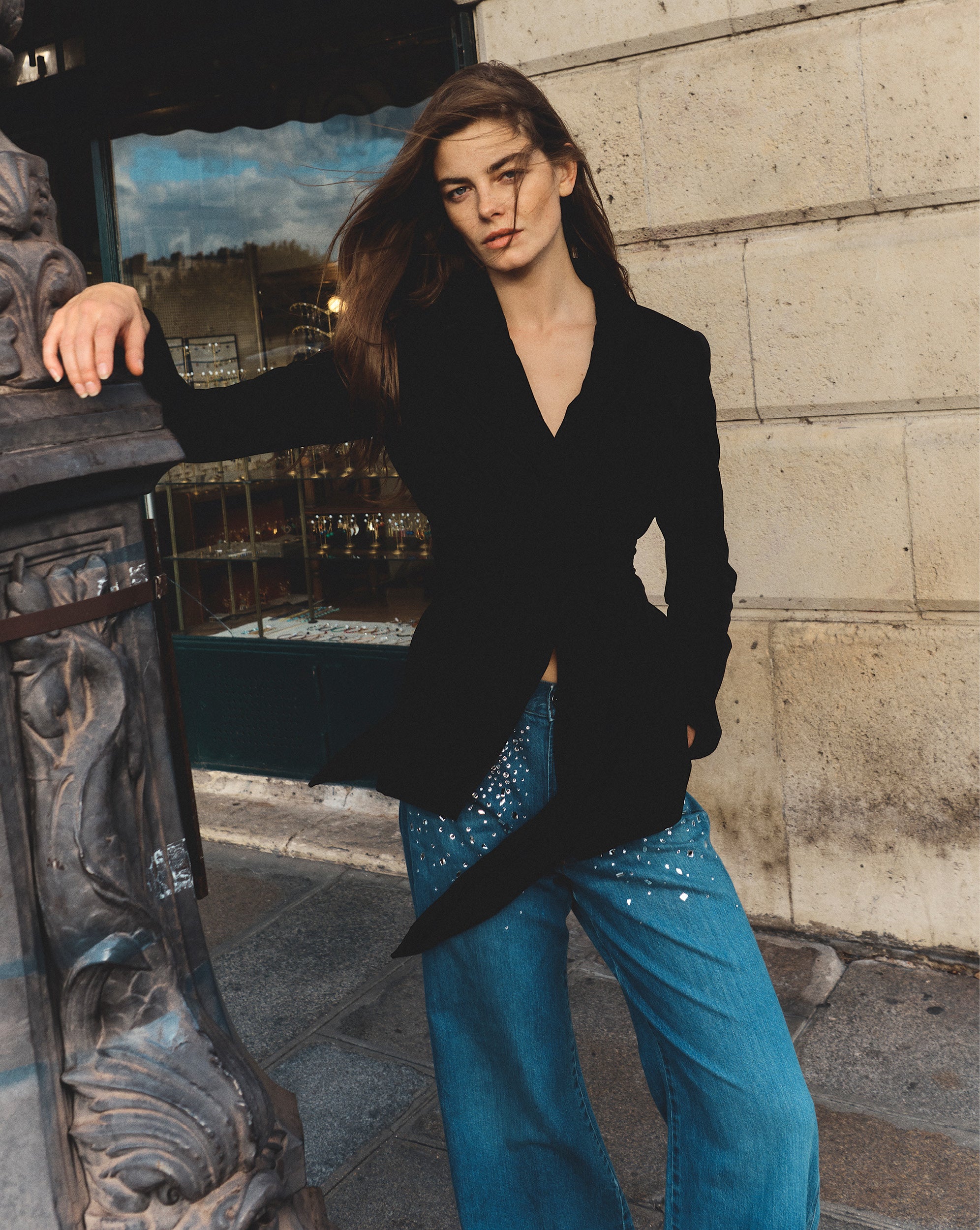 Veronica Beard Issel Velvet Jacket - Black