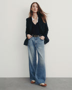 Veronica Beard Ellette Luxe Cashmere Dickey Jacket - Navy