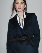 Veronica Beard Ellette Luxe Cashmere Dickey Jacket - Navy
