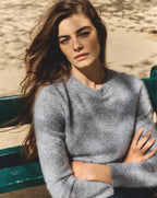 Veronica Beard Pippen Brushed Cashmere Pullover