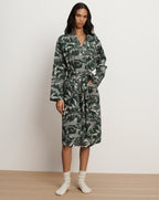 Veronica Beard Cotton Robe - Hunter Green