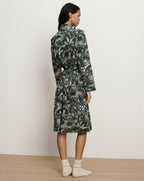 Veronica Beard Cotton Robe - Hunter Green