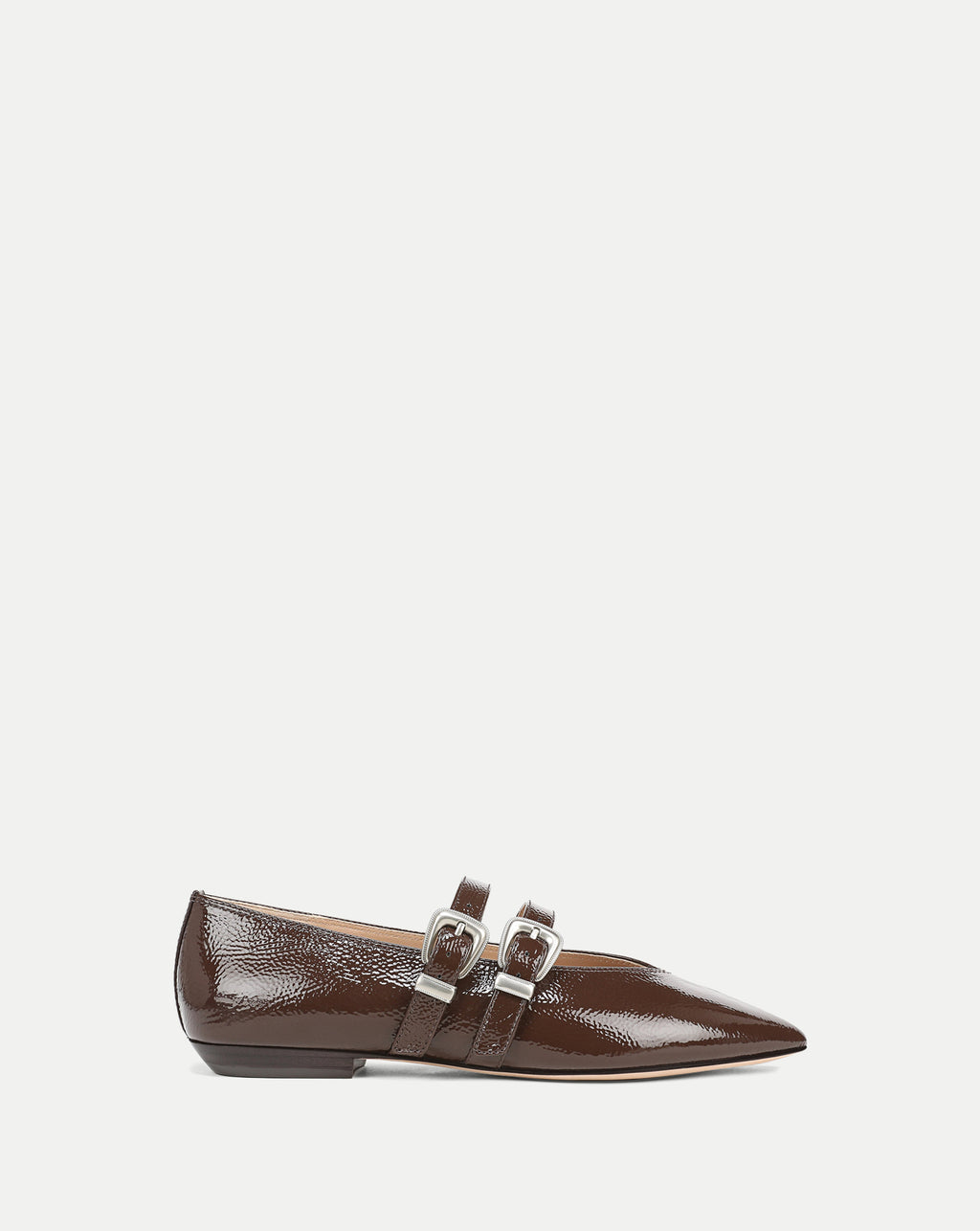 Veronica Beard Bancroft Leather Mary Jane Flat - Espresso