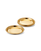Veronica Beard Marzia Gold Coaster Set Gold