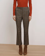 Veronica Beard Arte Kick-Flare Pant - Russet Multi