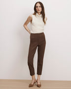 Veronica Beard Stila Slim Pant - Walnut