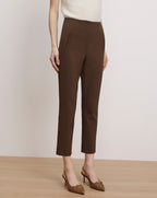 Veronica Beard Stila Slim Pant - Walnut