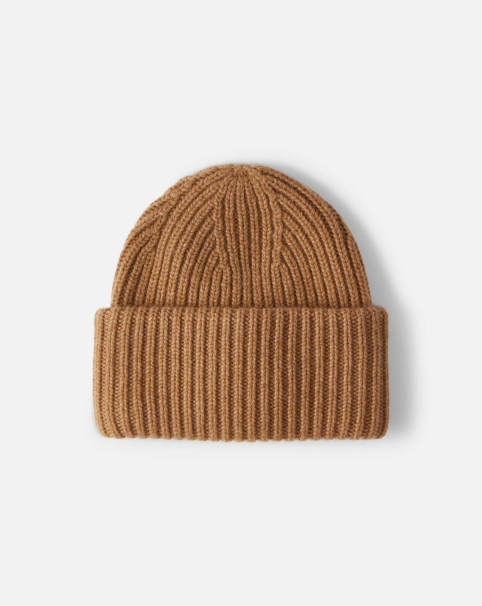 Veronica Beard Wool-Cashmere Beanie - Dark Acorn