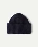 Veronica Beard Wool-Cashmere Beanie - Navy