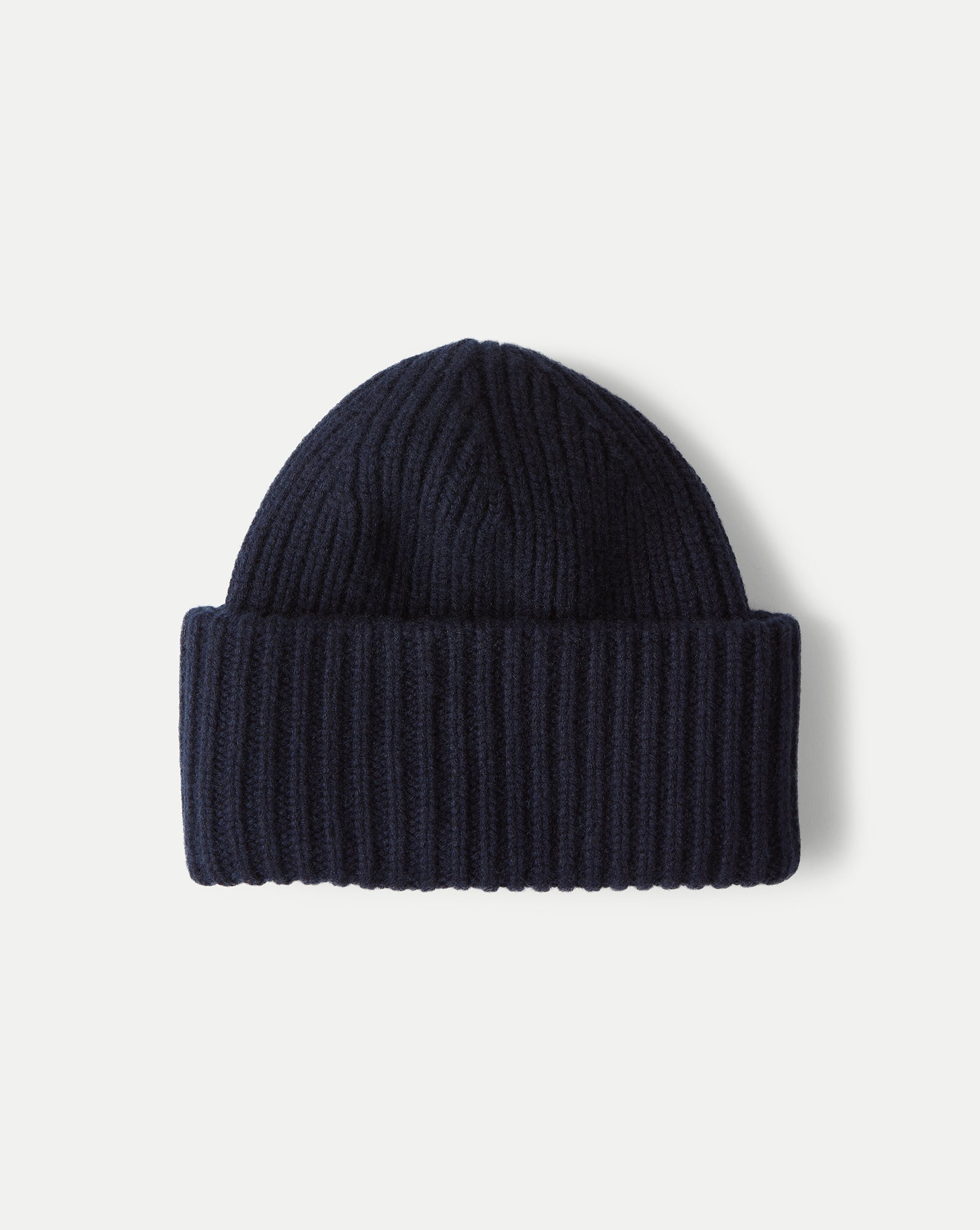 Veronica Beard Wool-Cashmere Beanie - Navy