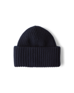 Veronica Beard Wool-Cashmere Beanie Navy