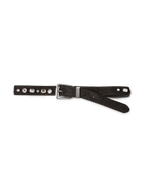 Veronica Beard Arch Suede Embellished Belt Black