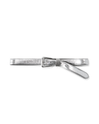 Veronica Beard Arch Leather Belt Silver