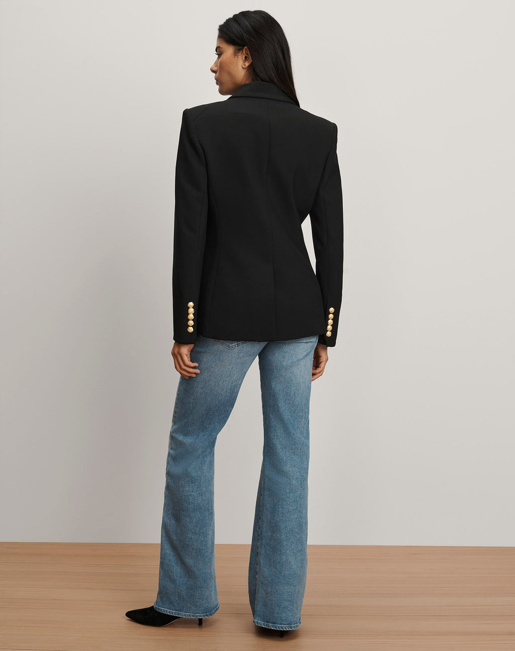 Veronica Beard Miller Dickey Jacket - Black/Gold