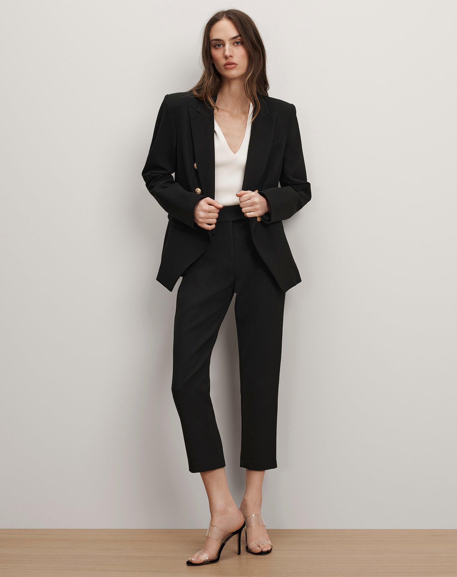 Veronica Beard Miller Dickey Jacket - Black/Gold