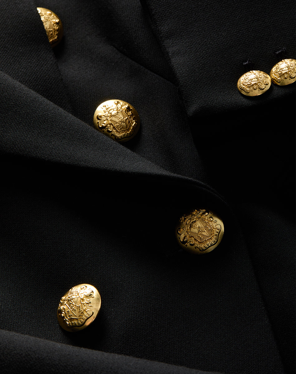 Veronica Beard Miller Dickey Jacket - Black/Gold