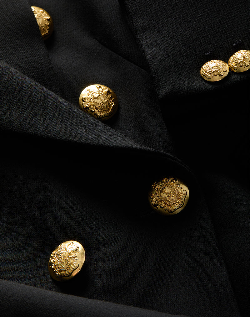 Veronica Beard Miller Dickey Jacket - Black/Gold