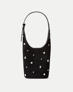 Veronica Beard Embellished Loop Bag - Black