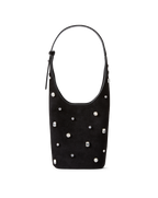 Veronica Beard Embellished Loop Bag Black