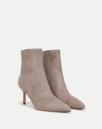 Veronica Beard Lisa Mid-Heel Ankle Boot - Bark