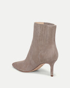 Veronica Beard Lisa Mid-Heel Ankle Boot - Bark