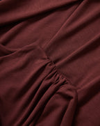 Veronica Beard Theodora Ruched Midi Dress - Raisin