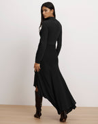 Veronica Beard Thalissa Handkerchief Dress - Black