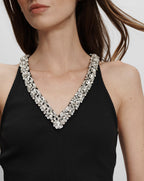 Veronica Beard Ayres Embellished Tank Top - Black