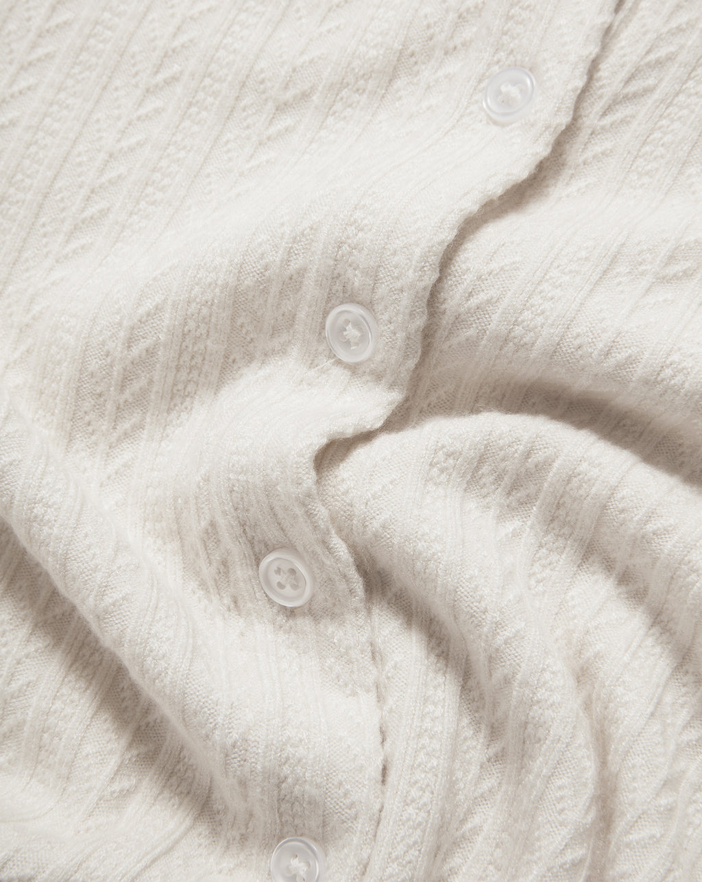 Veronica Beard Lira Pointelle Cardigan - Ecru