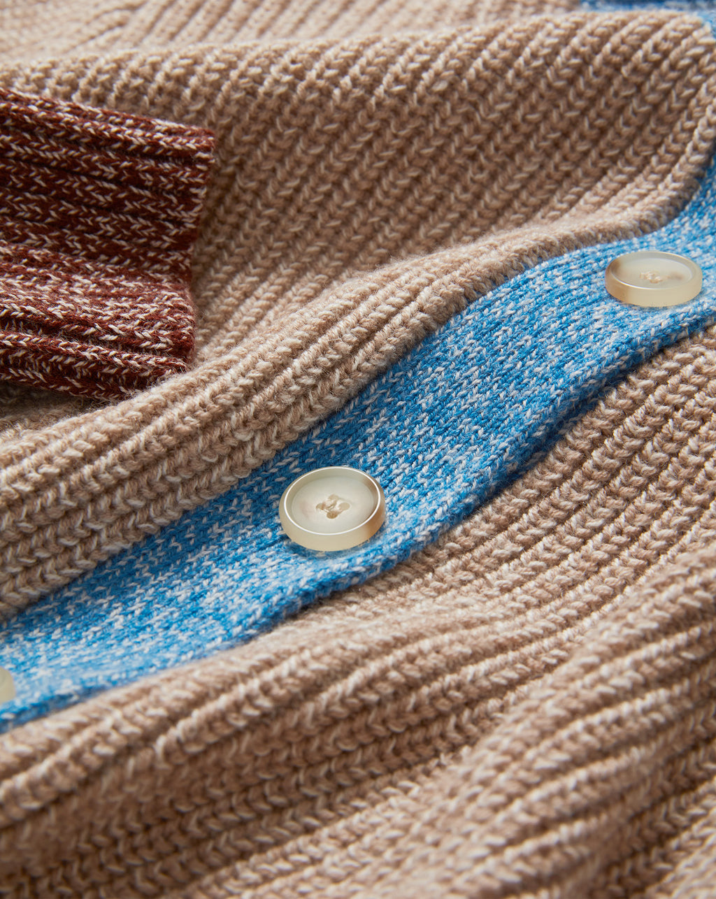Veronica Beard Ibra Merino Wool-Blend Cardigan - Oatmeal Multi