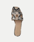 Veronica Beard Via Slide Sandal - Ecru Multi