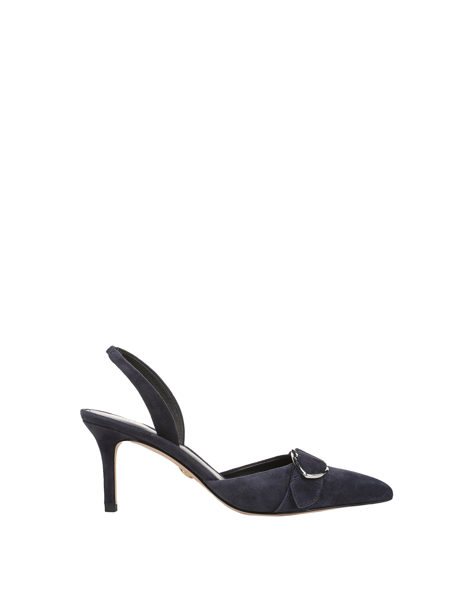 Veronica Beard Loralyn Slingback Buckle Heel - Navy