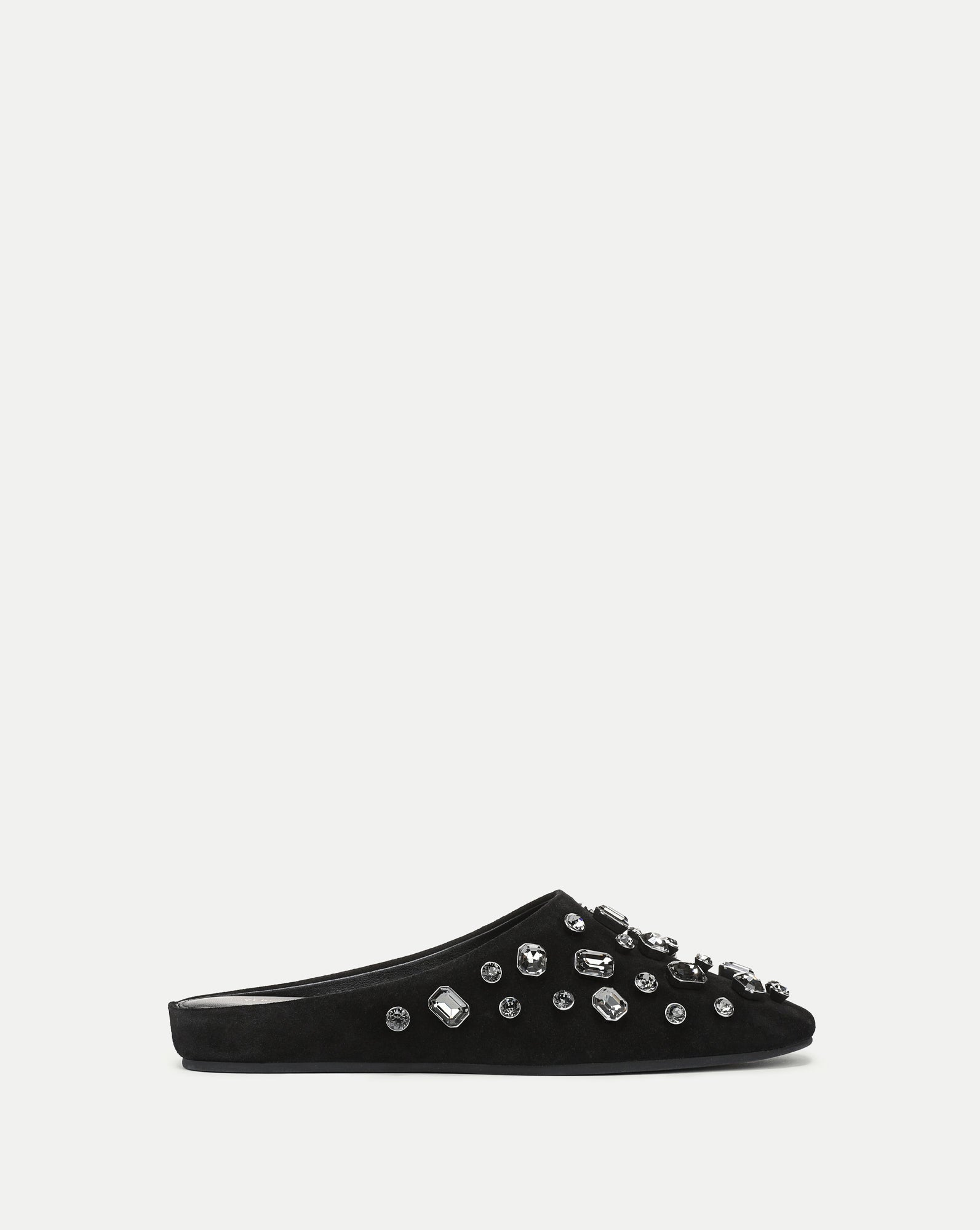 Veronica Beard Narcisa Embellished Mule - Black