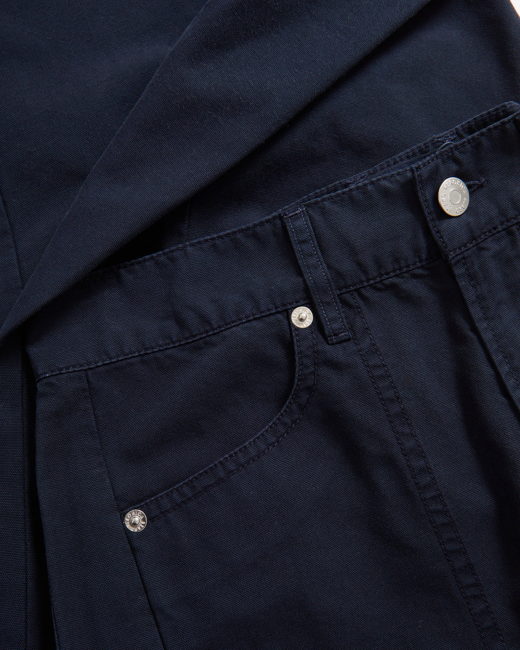 Veronica Beard Sloan Barrel Jean - Navy Stone